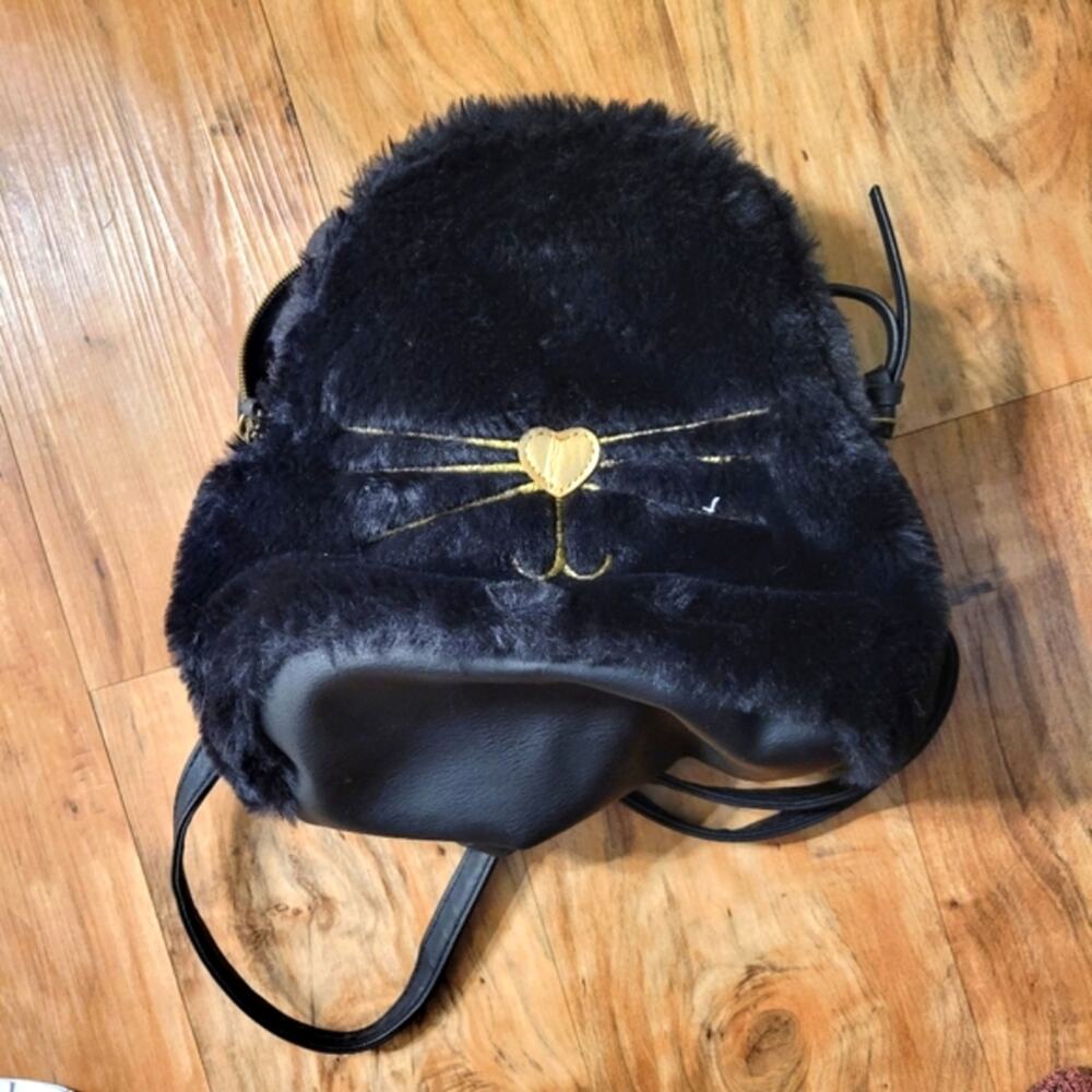 Black Cat Mini Backpack - Picture 4 of 5